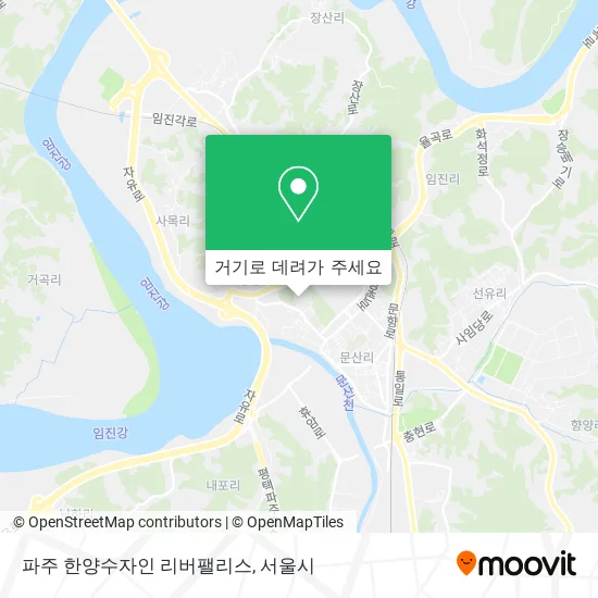 파주 한양수자인 리버팰리스 지도