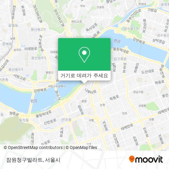 잠원청구빌라트 지도