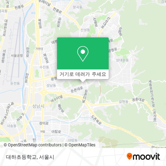 대하초등학교 지도