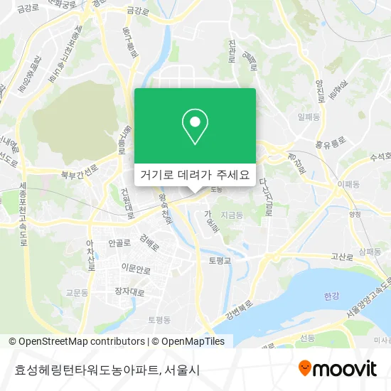효성헤링턴타워도농아파트 지도