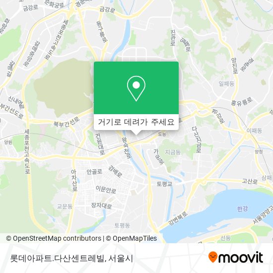 롯데아파트.다산센트레빌 지도