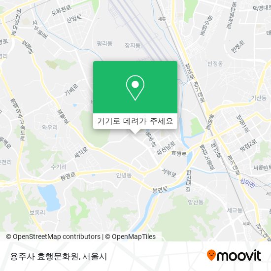용주사 효행문화원 지도