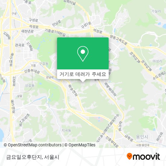 금요일오후단지 지도