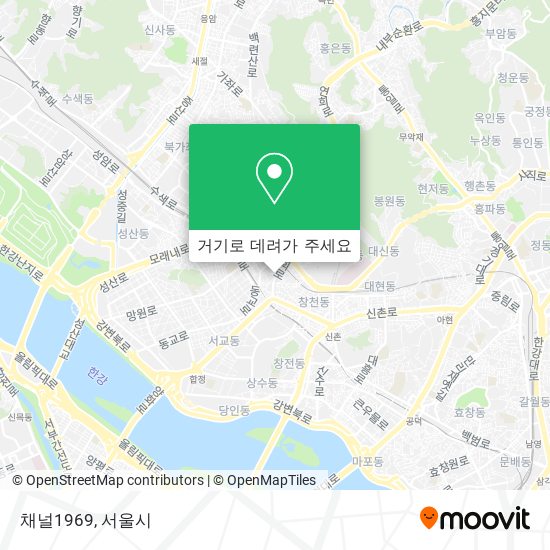 채널1969 지도