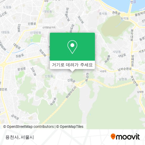 용천사 지도