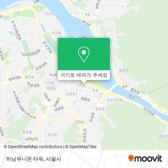 하남유니온 타워 지도