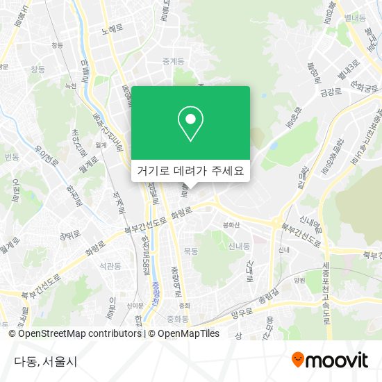 다동 지도