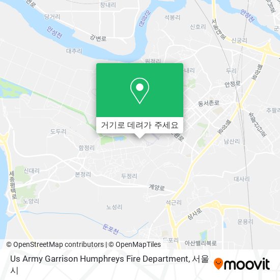 Us Army Garrison Humphreys Fire Department 지도