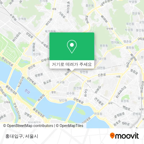 홍대입구 지도