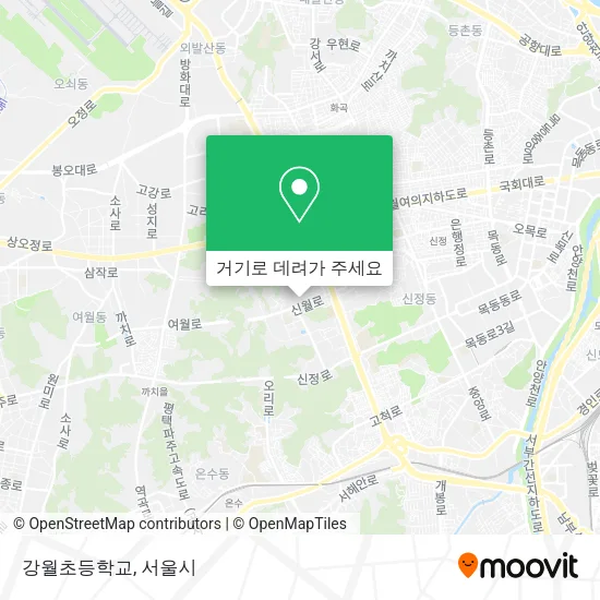 강월초등학교 지도
