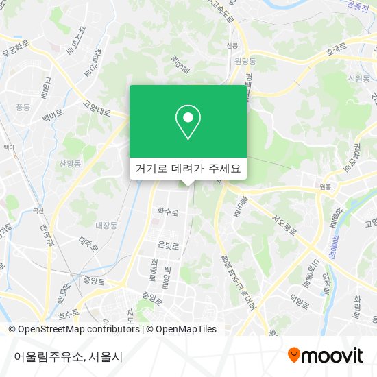 어울림주유소 지도