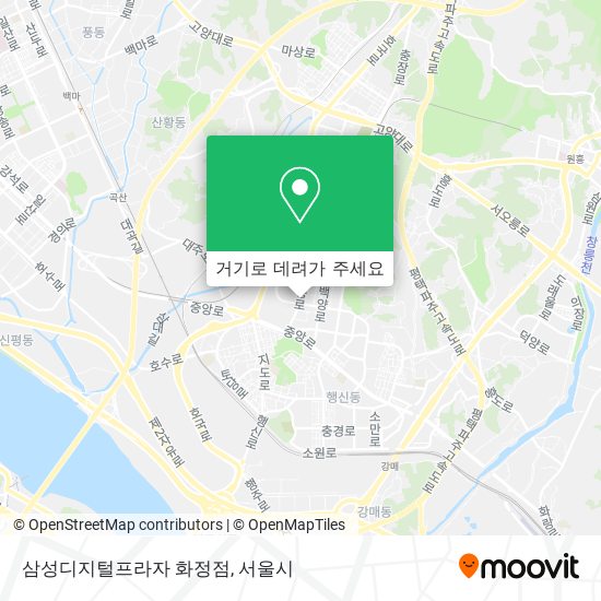삼성디지털프라자 화정점 지도