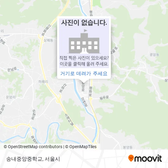 송내중앙중학교 지도