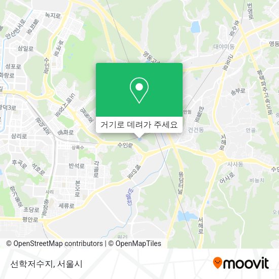 선학저수지 지도