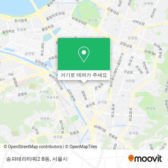 송파테라타워2 B동 지도