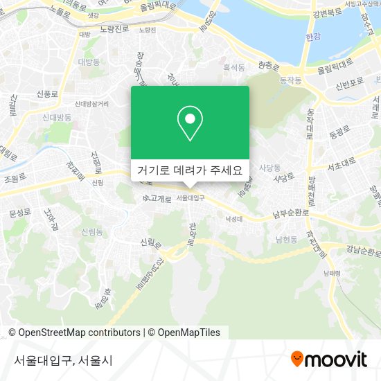 서울대입구 지도