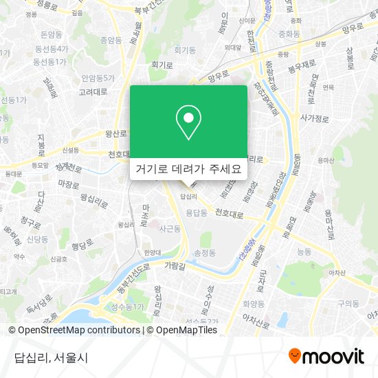 답십리 지도