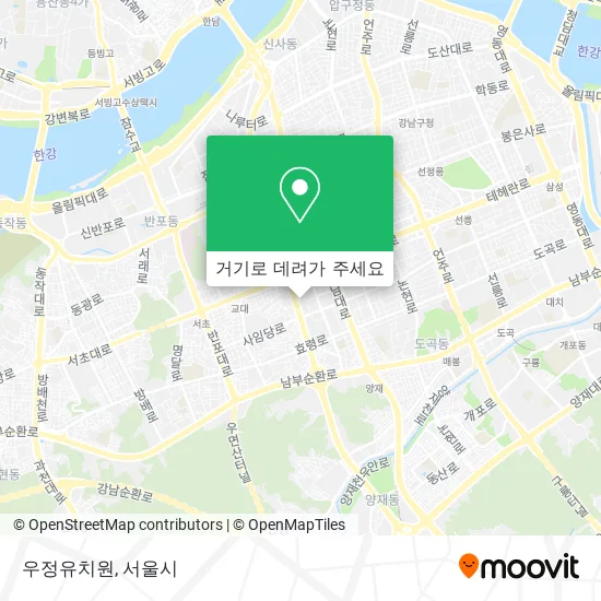 우정유치원 지도