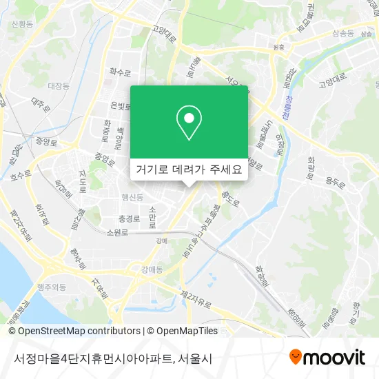 서정마을4단지휴먼시아아파트 지도