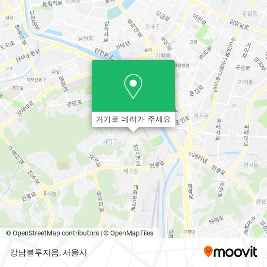 강남블루지움 지도