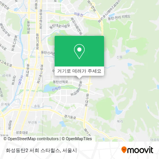 화성동탄2 서희 스타힐스 지도