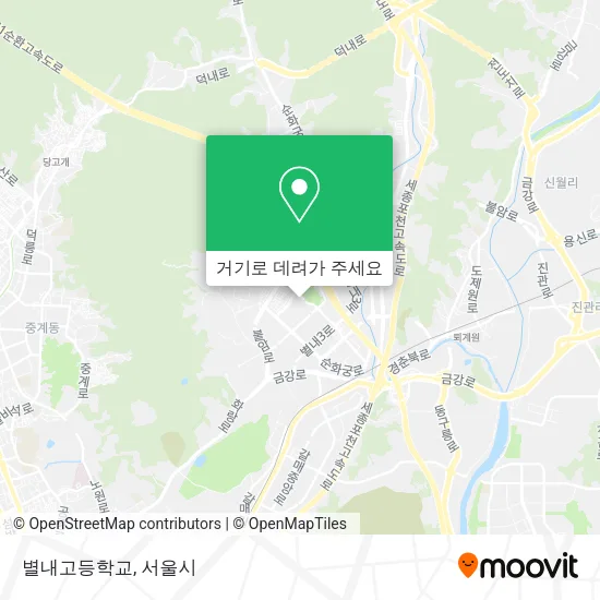 별내고등학교 지도