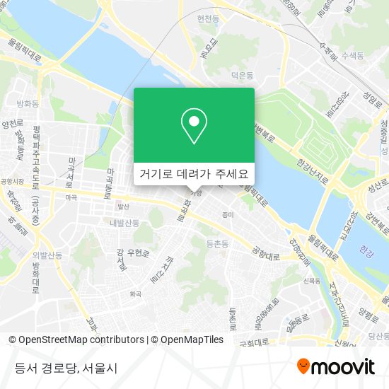 등서 경로당 지도