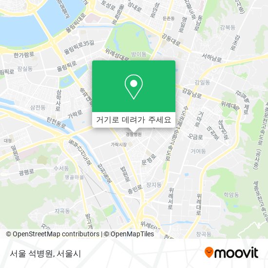서울 석병원 지도