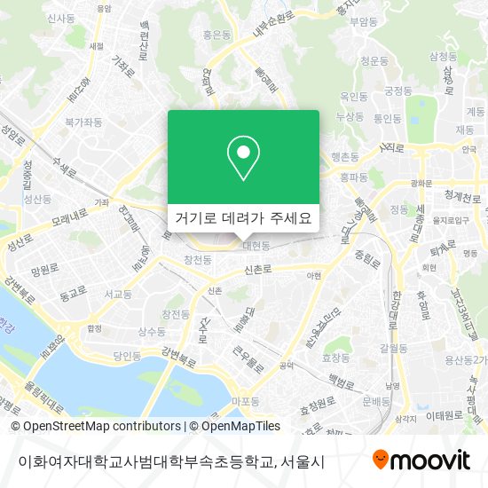 이화여자대학교사범대학부속초등학교 지도