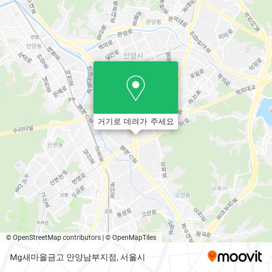Mg새마을금고 안양남부지점 지도