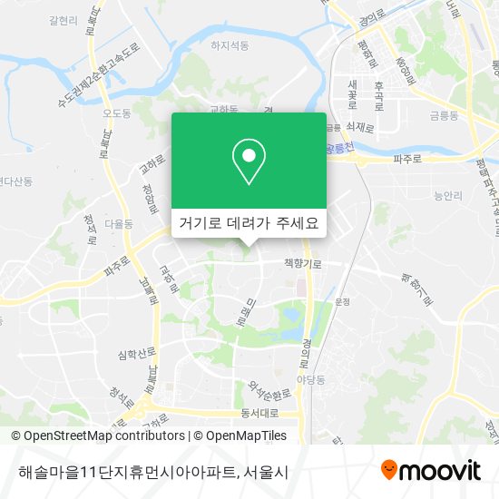 해솔마을11단지휴먼시아아파트 지도
