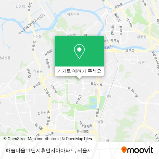 해솔마을11단지휴먼시아아파트 지도