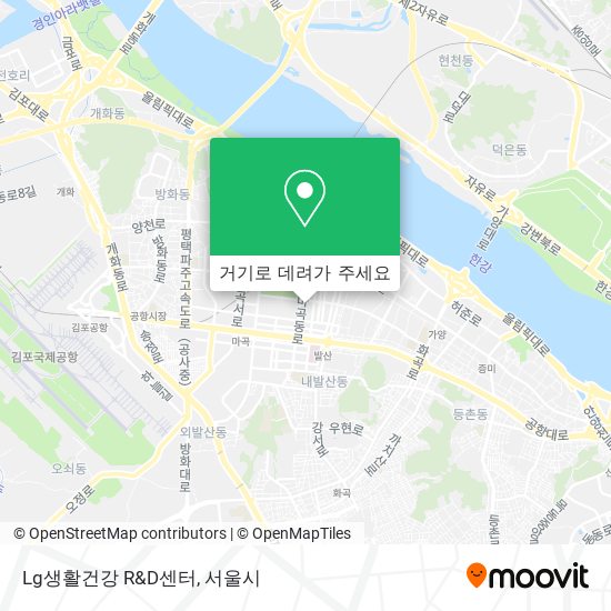 Lg생활건강 R&D센터 지도