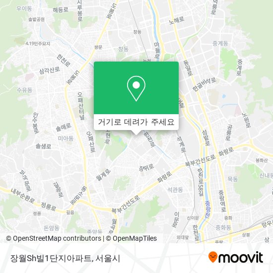 장월Sh빌1단지아파트 지도
