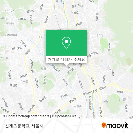 신계초등학교 지도