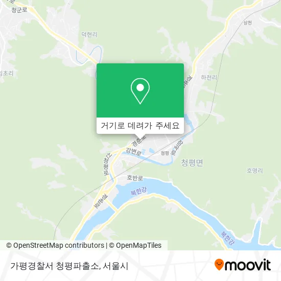 가평경찰서 청평파출소 지도