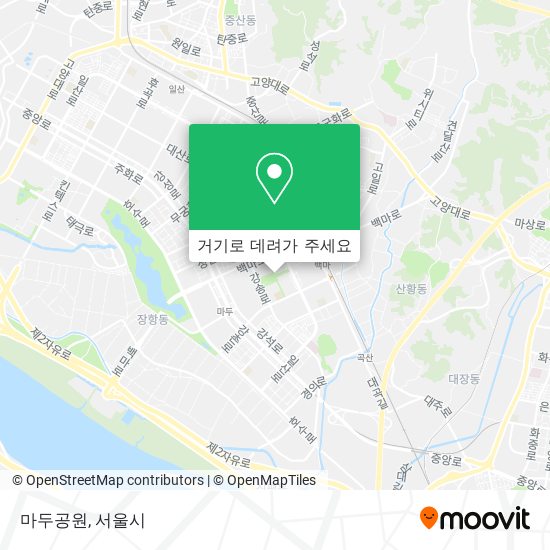 마두공원 지도