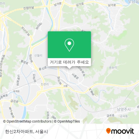 한신2차아파트 지도