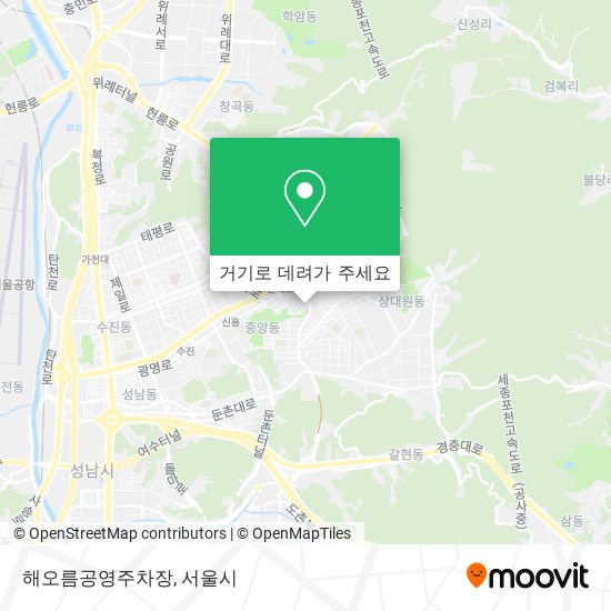 해오름공영주차장 지도