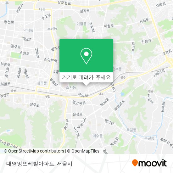 대영앙뜨레빌아파트 지도