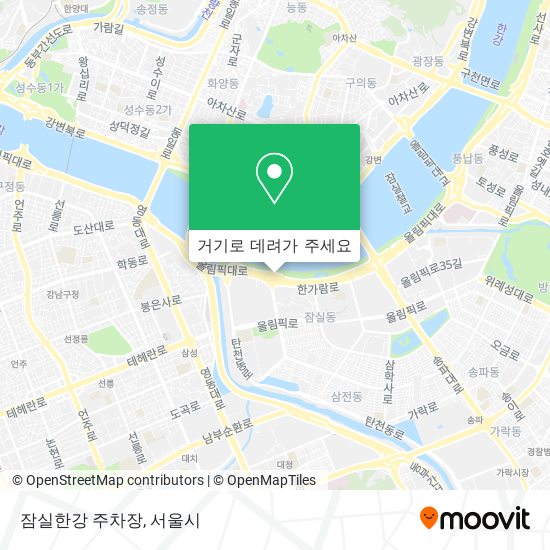 잠실한강 주차장 지도