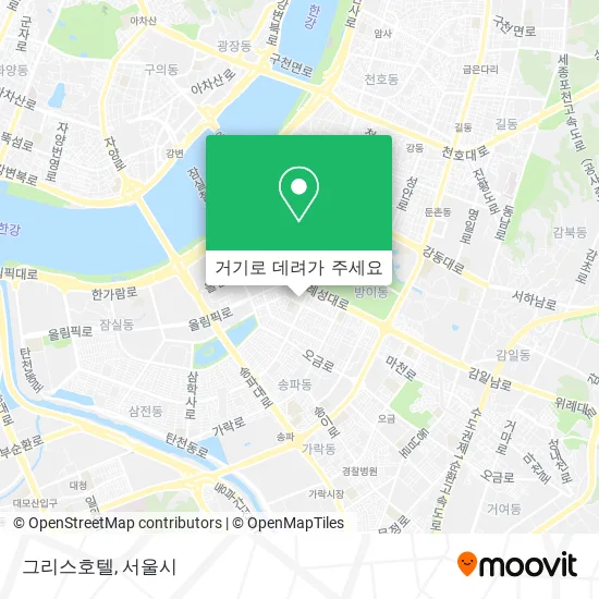 그리스호텔 지도