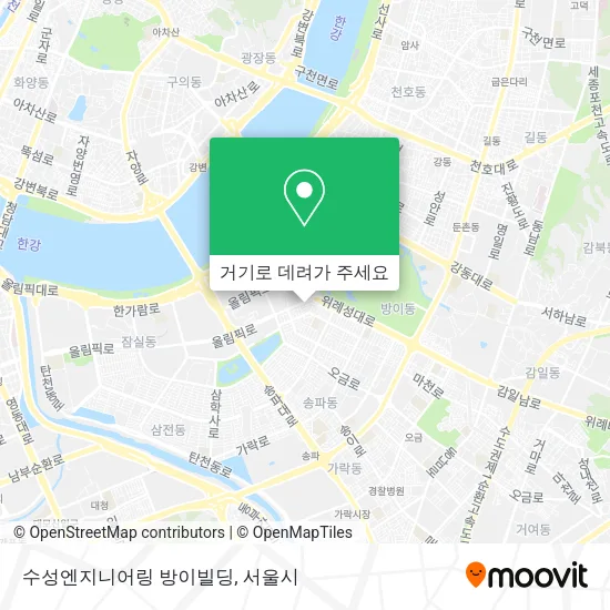 수성엔지니어링 방이빌딩 지도