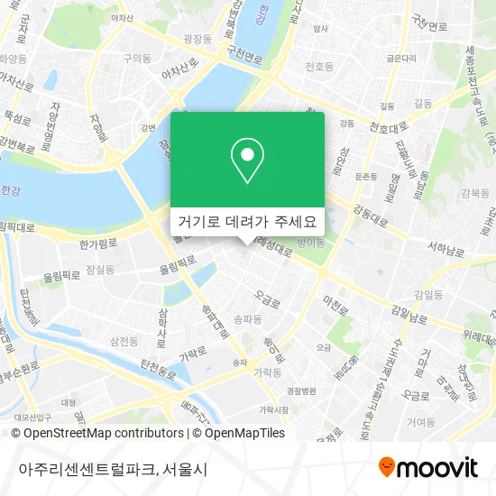 아주리센센트럴파크 지도