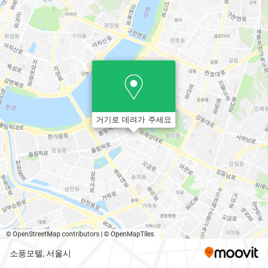 소풍모텔 지도