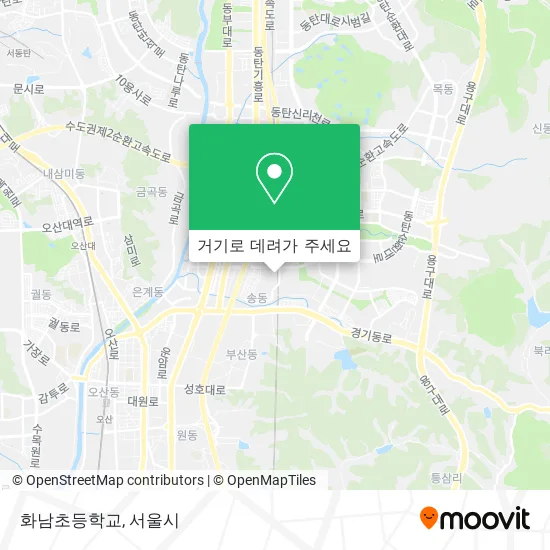 화남초등학교 지도