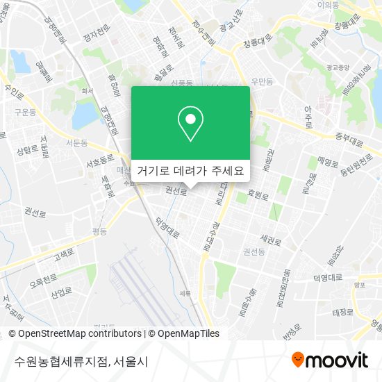 수원농협세류지점 지도