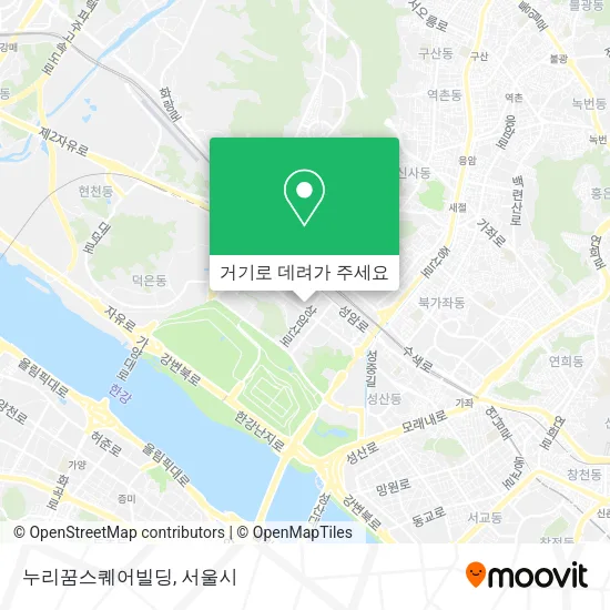 누리꿈스퀘어빌딩 지도