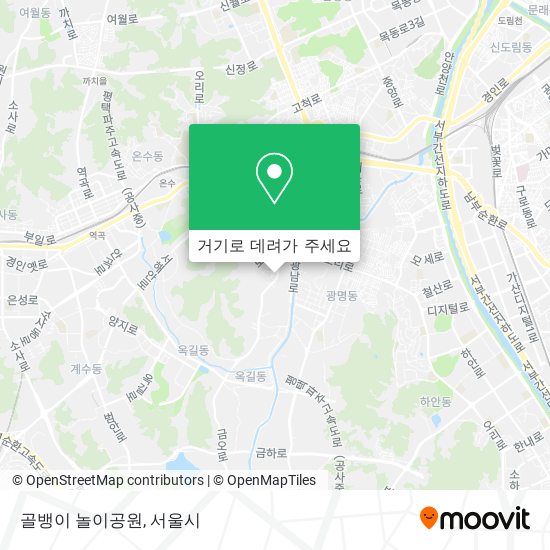 골뱅이 놀이공원 지도