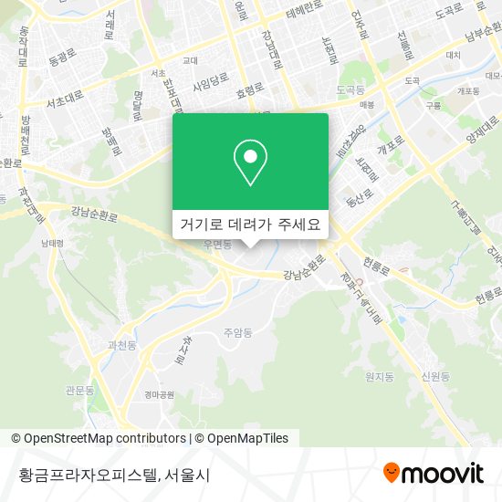 황금프라자오피스텔 지도